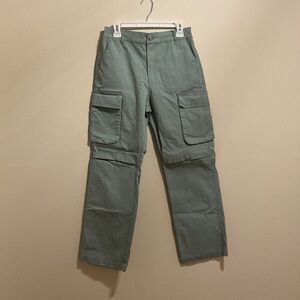 Women's Teal Cargo Pants